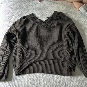 Grey v neck sweater - Rue21 - Medium